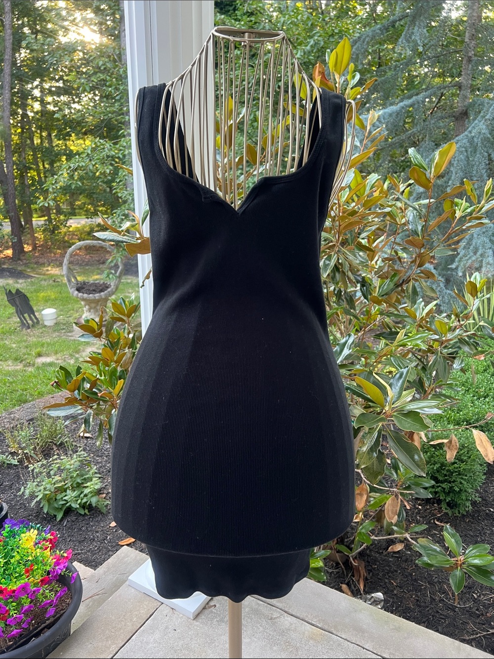 Garage Black Mini Dress